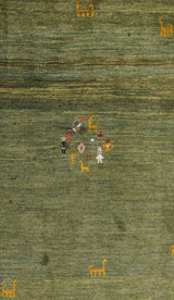 Vintage Gabbeh Rug 4'0" x 6'8''
