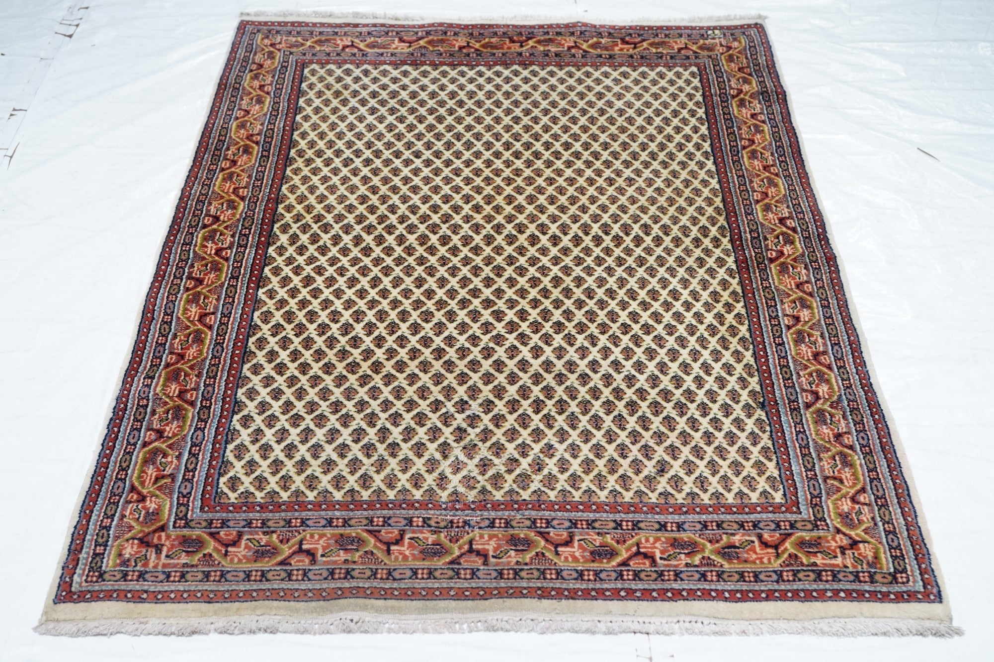 Vintage  Mir Rug 3'10'' x 5'10''