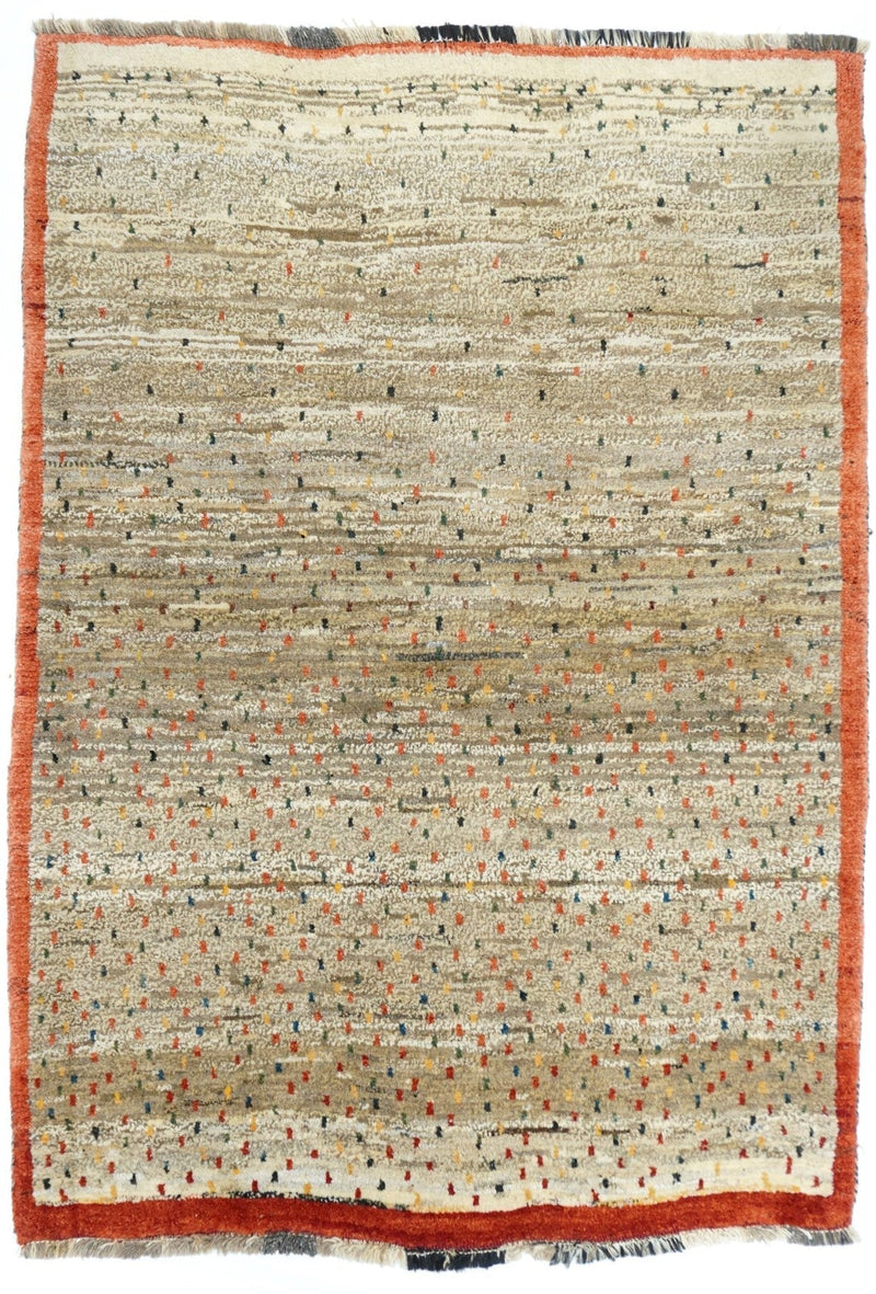Vintage Gabbeh Rug 4'0