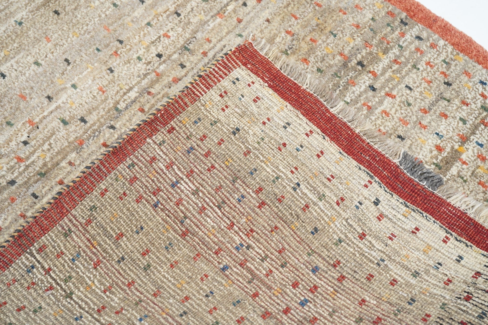 Vintage Gabbeh Rug 4'0" x 5'8''