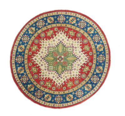 Caucasian Kazak Rug 6'8'' x 6'10''