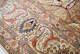 Extremely Fine Vintage Silk Turkish Herekeh Rug 6'5'' x 9'6''