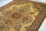 Extremely Fine Vintage Silk Turkish Herekeh Rug 6'5'' x 9'6''