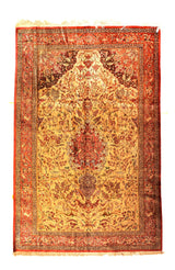 Extremely Fine  Silk Qum Rug 6'4'' x 9'9''