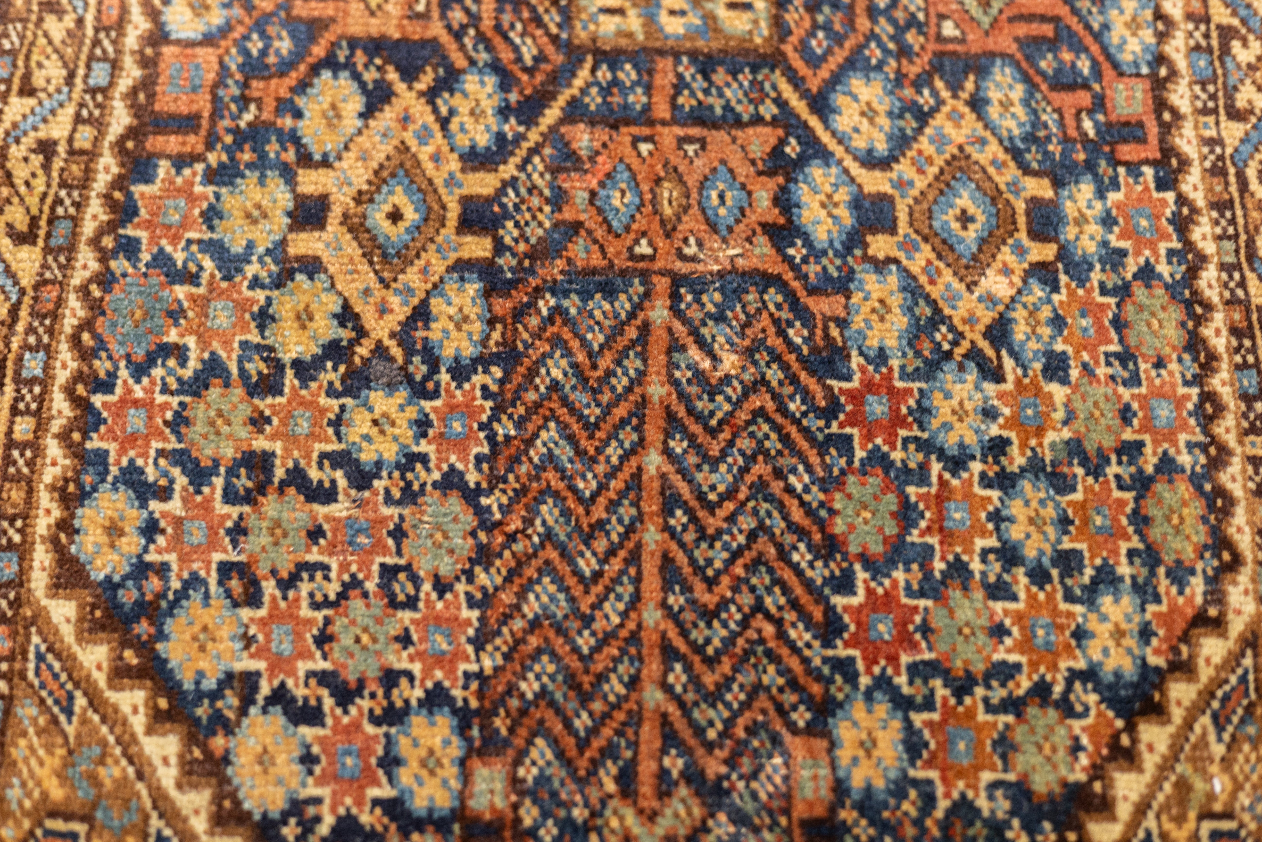 Antique Qashqai Rug 1'9'' x 2'9''