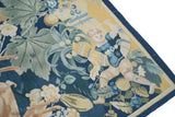 Vintage French Design Unicorn Tapestry 4'8'' x 5'2''