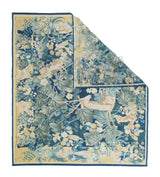 Vintage French Design Unicorn Tapestry 4'8'' x 5'2''