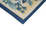 Vintage French Design Unicorn Tapestry 4'8'' x 5'2''