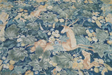 Vintage French Design Unicorn Tapestry 4'8'' x 5'2''