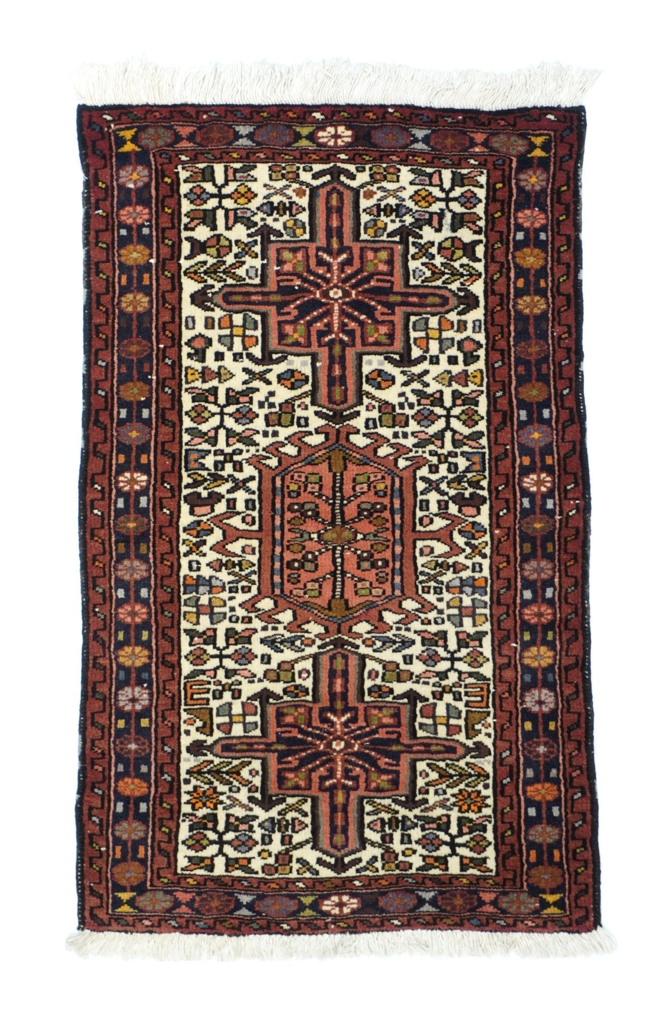 Vintage Karajeh Heriz Rug 2'3'' x 3'7''