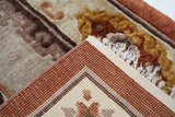 Vintage Chinese Silk Rug 2'3'' x 4'7''