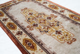 Vintage Chinese Silk Rug 2'3'' x 4'7''