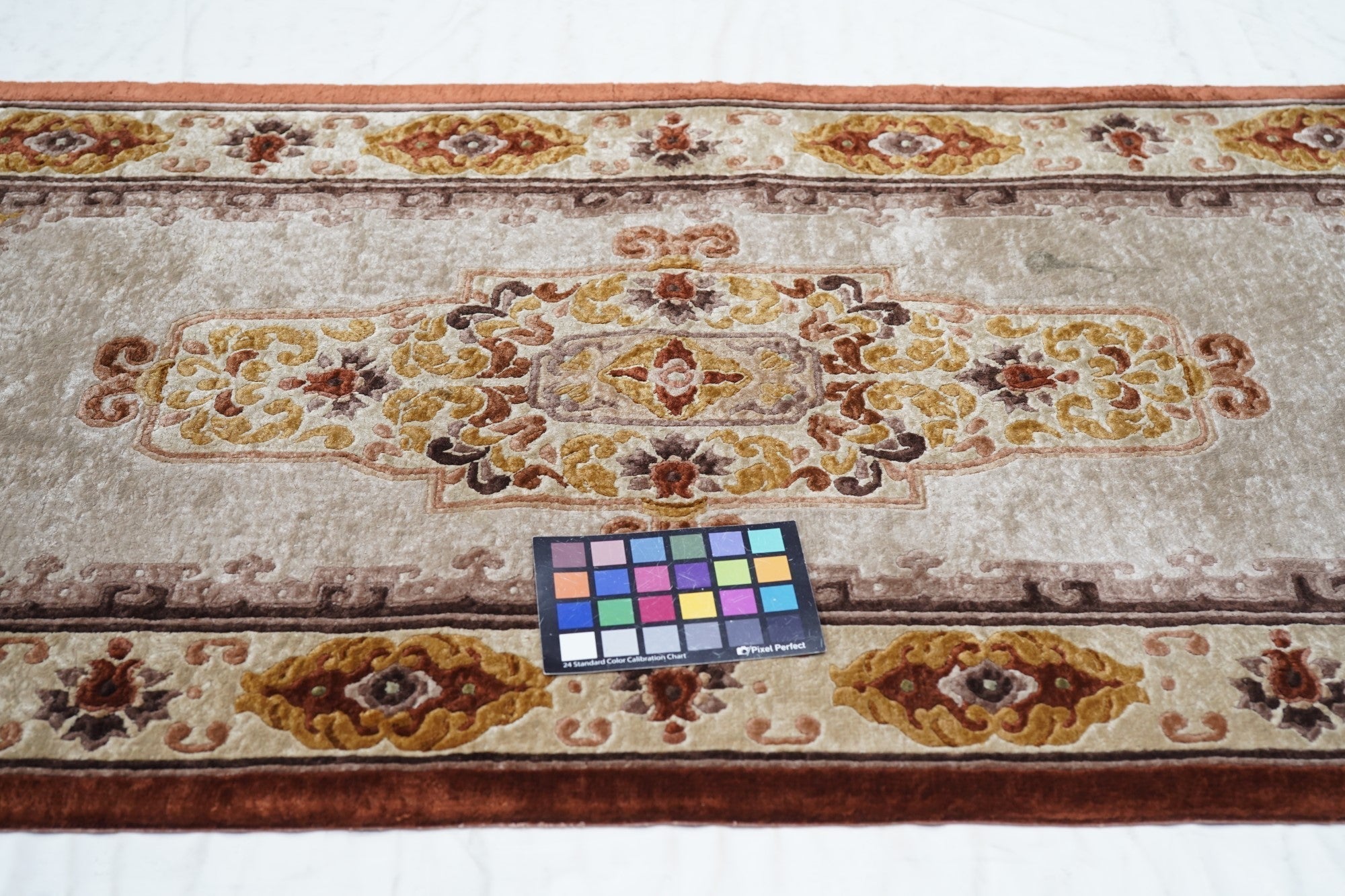 Vintage Chinese Silk Rug 2'3'' x 4'7''