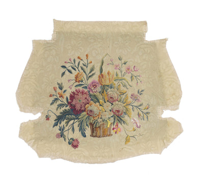 Antique Tapestry French seat cover, Circa 1890 one of pair 2'4'' x 2'8''