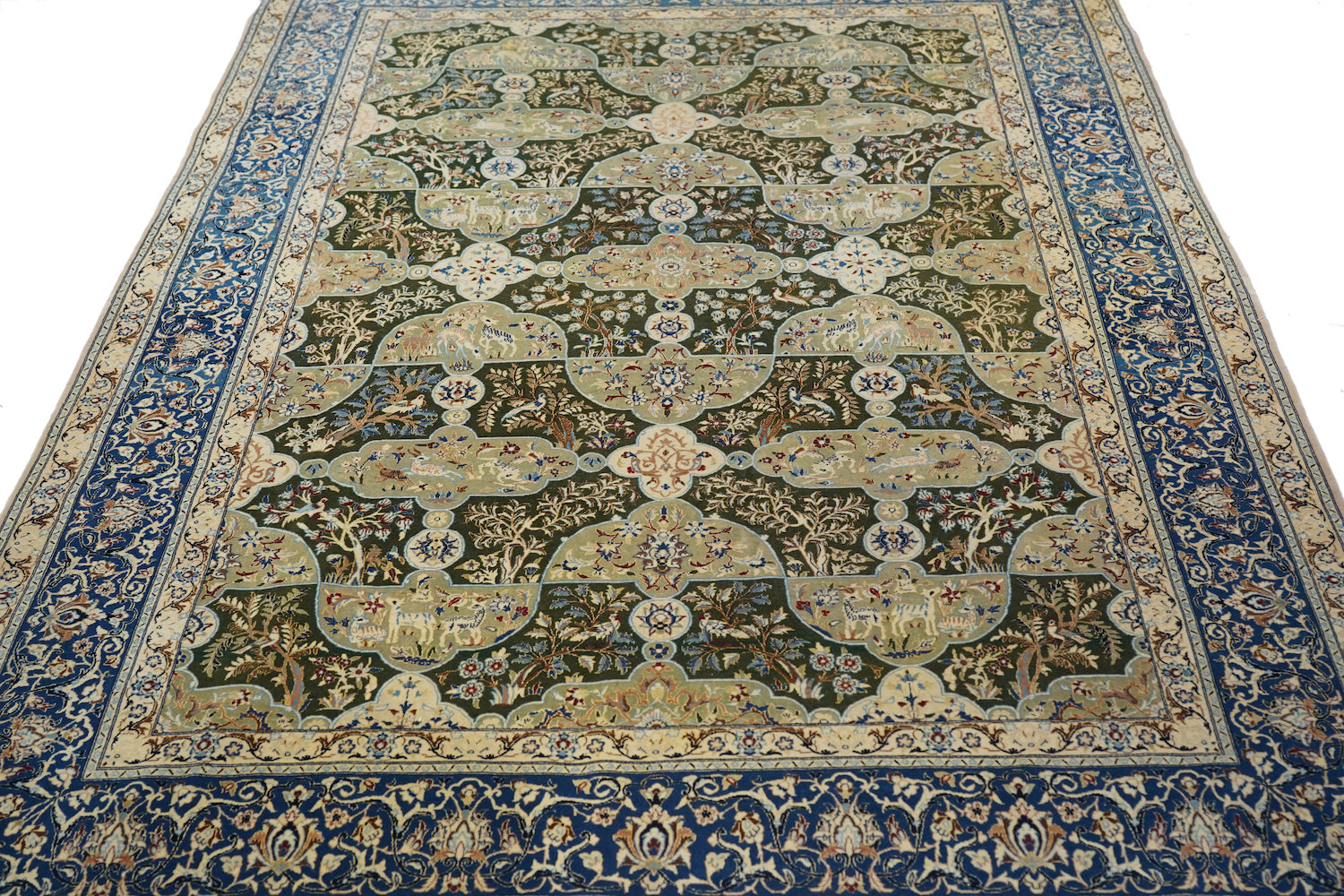 Vintage Nain Habibian Rug 5'5'' x 8'3''
