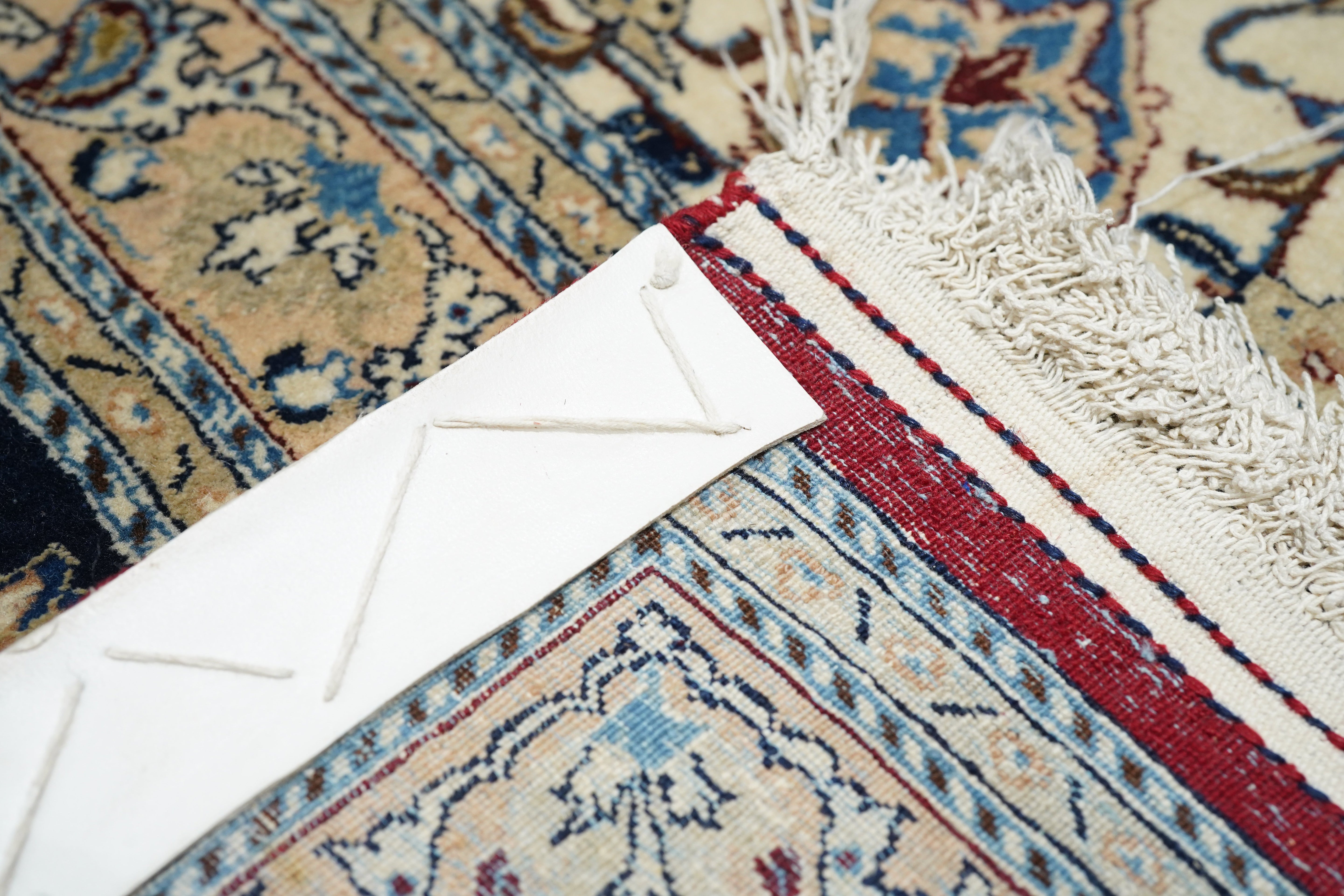 Extremely Fine  Nain Habibian Wool and Silk Rug 5'4'' x 9'6''