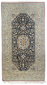 Extremely Fine  Nain Habibian Wool and Silk Rug 5'4'' x 9'6''