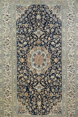 Extremely Fine  Nain Habibian Wool and Silk Rug 5'4'' x 9'6''
