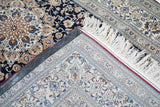 Extremely Fine  Nain Habibian Wool and Silk (One of Pair) Rug 5'4'' x 9'6''
