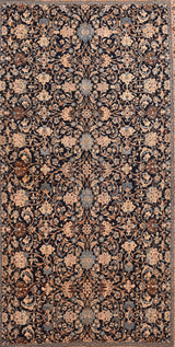 Extremely Fine  Nain Habibian Wool and Silk Rug 5'5'' x 9'0''