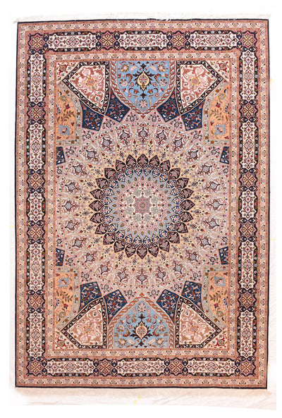 Vintage  Tabriz Rug 6'7'' x 9'10''