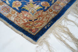 Extremely Fine Antique Silk Hereke Rug Signed by the Master Weaver 2'6'' x 4'1''