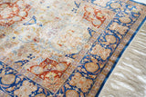Extremely Fine Antique Silk Hereke Rug Signed by the Master Weaver 2'6'' x 4'1''