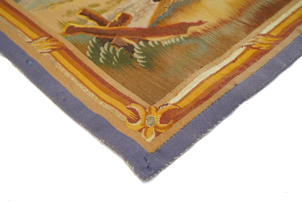 Antique French Tapestry 2'6'' x 4'0''