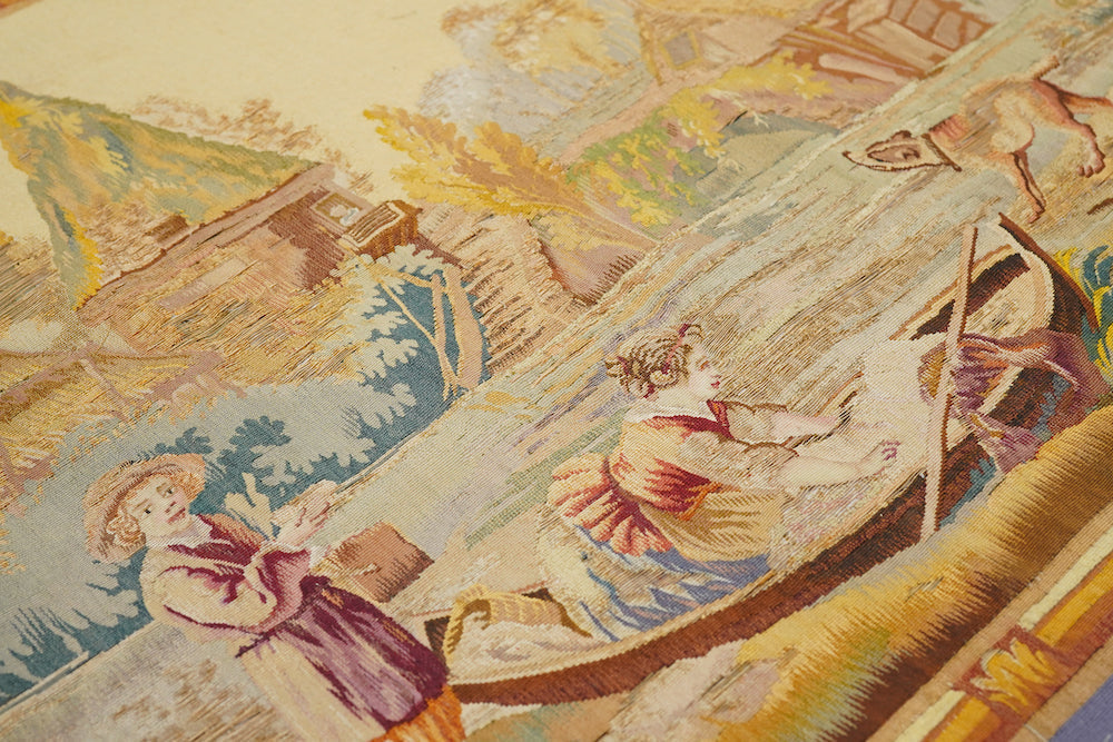Antique French Tapestry 2'6'' x 4'0''