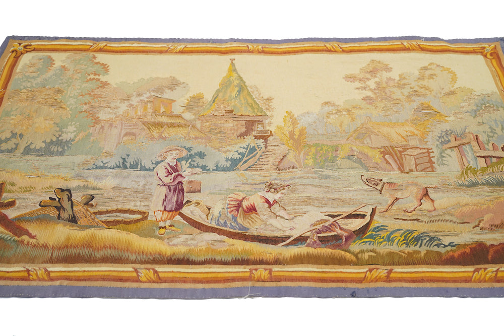 Antique French Tapestry 2'6'' x 4'0''