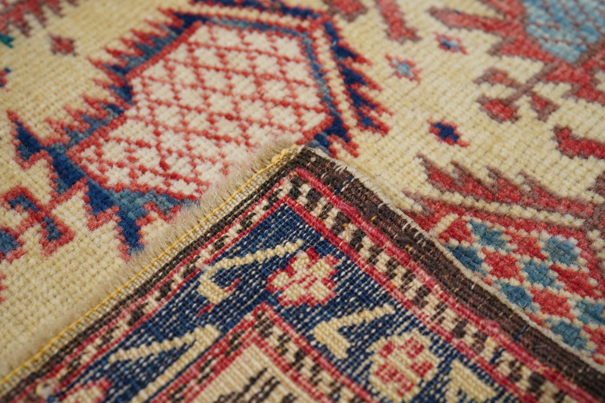 Antique Caucasian Shirvan Rug 4'4'' x 6'1''
