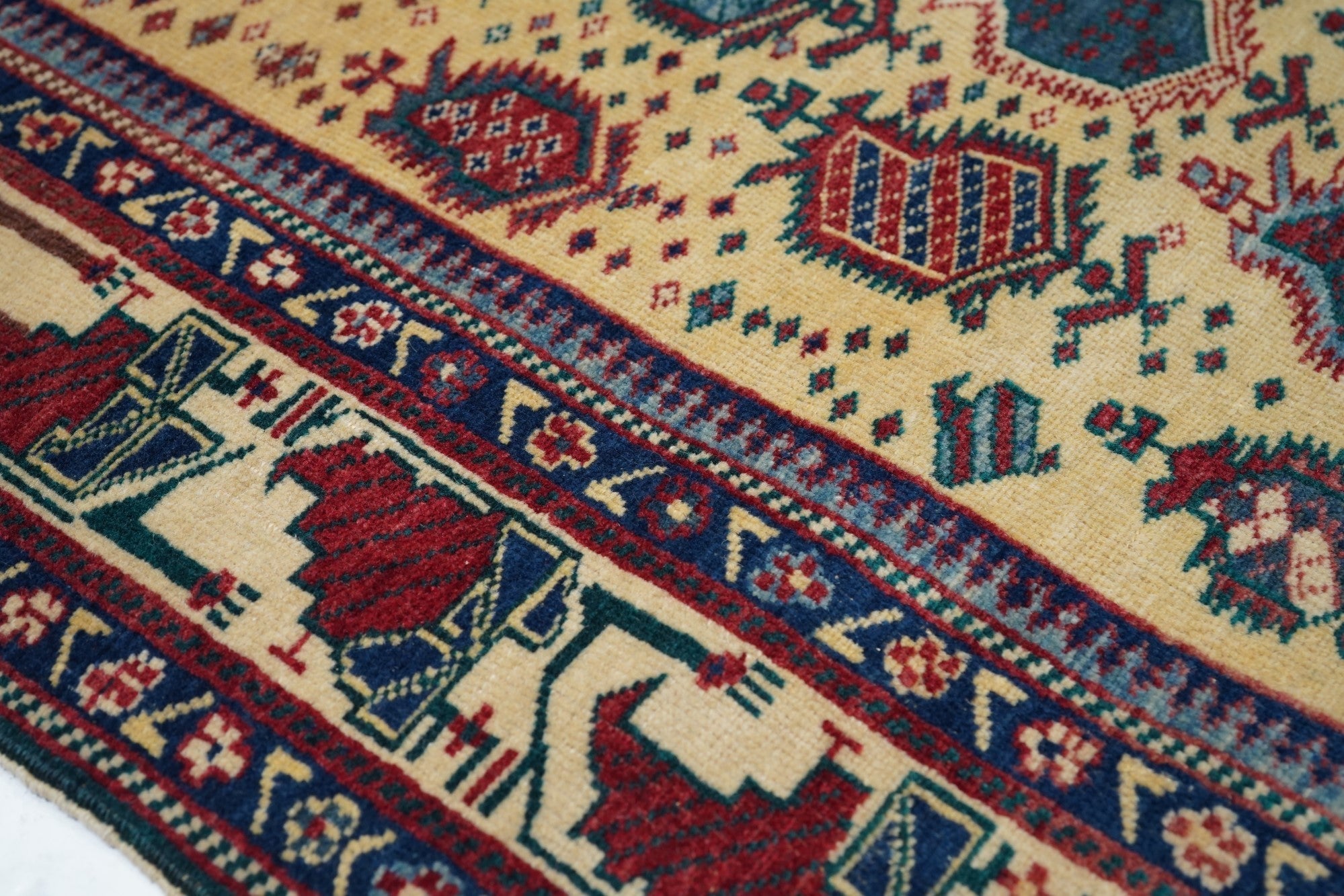 Antique Caucasian Shirvan Rug 4'4'' x 6'1''