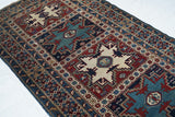 Antique Caucasian Shirvan Rug 3'8'' x 8'3''