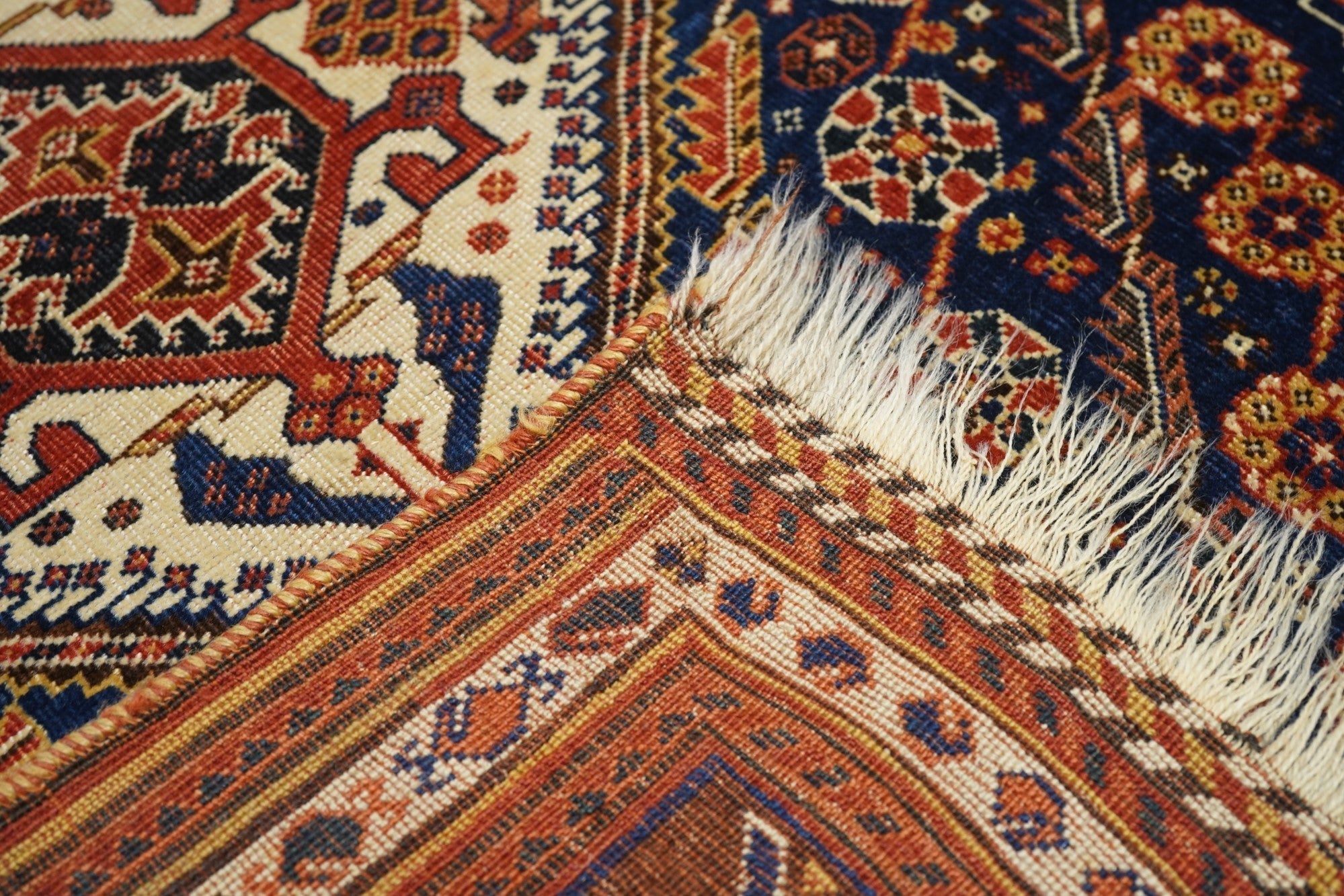 Antique Qashqai Rug 4'8'' x 6'2''