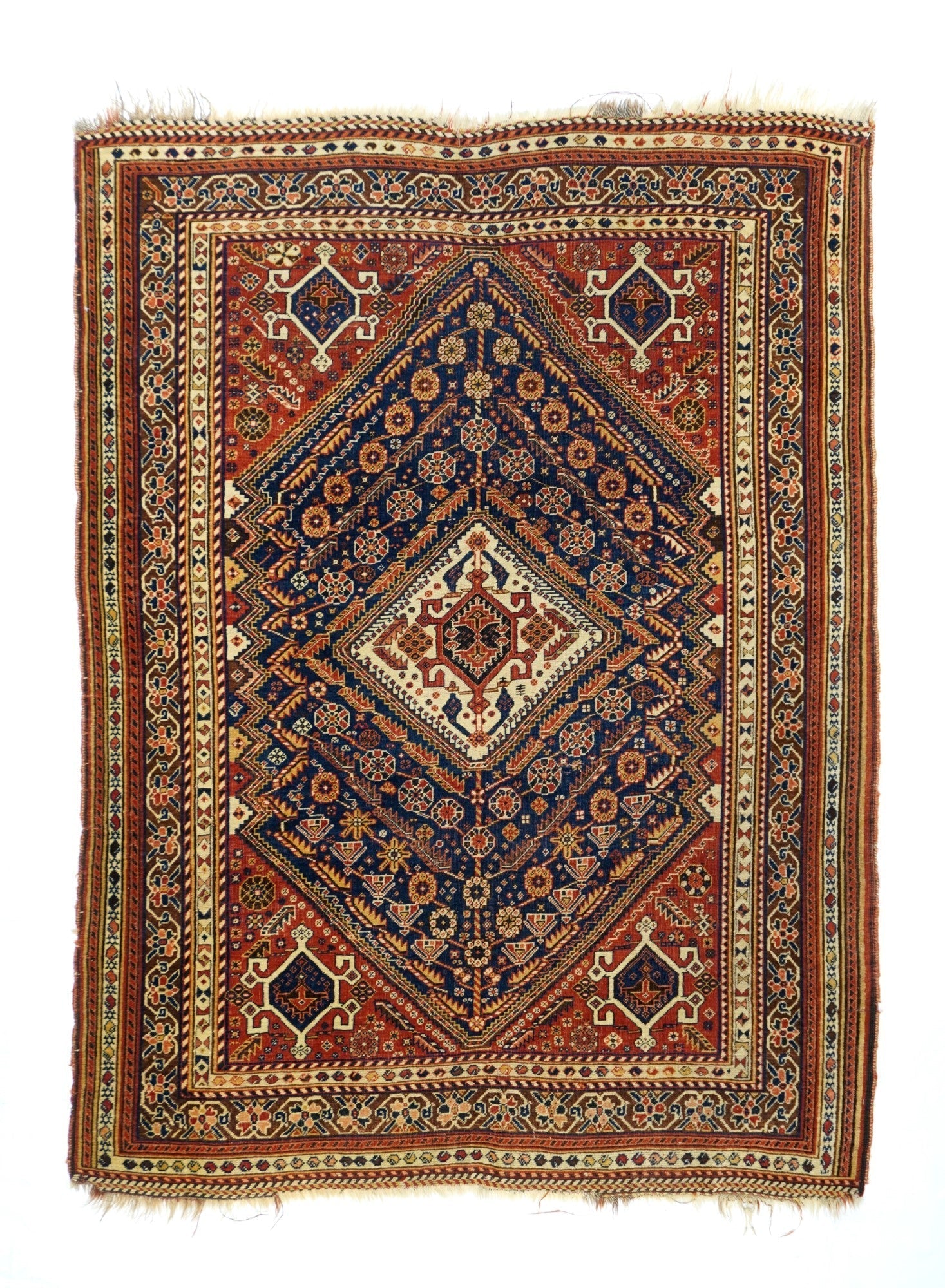 Antique Qashqai Rug 4'8'' x 6'2''