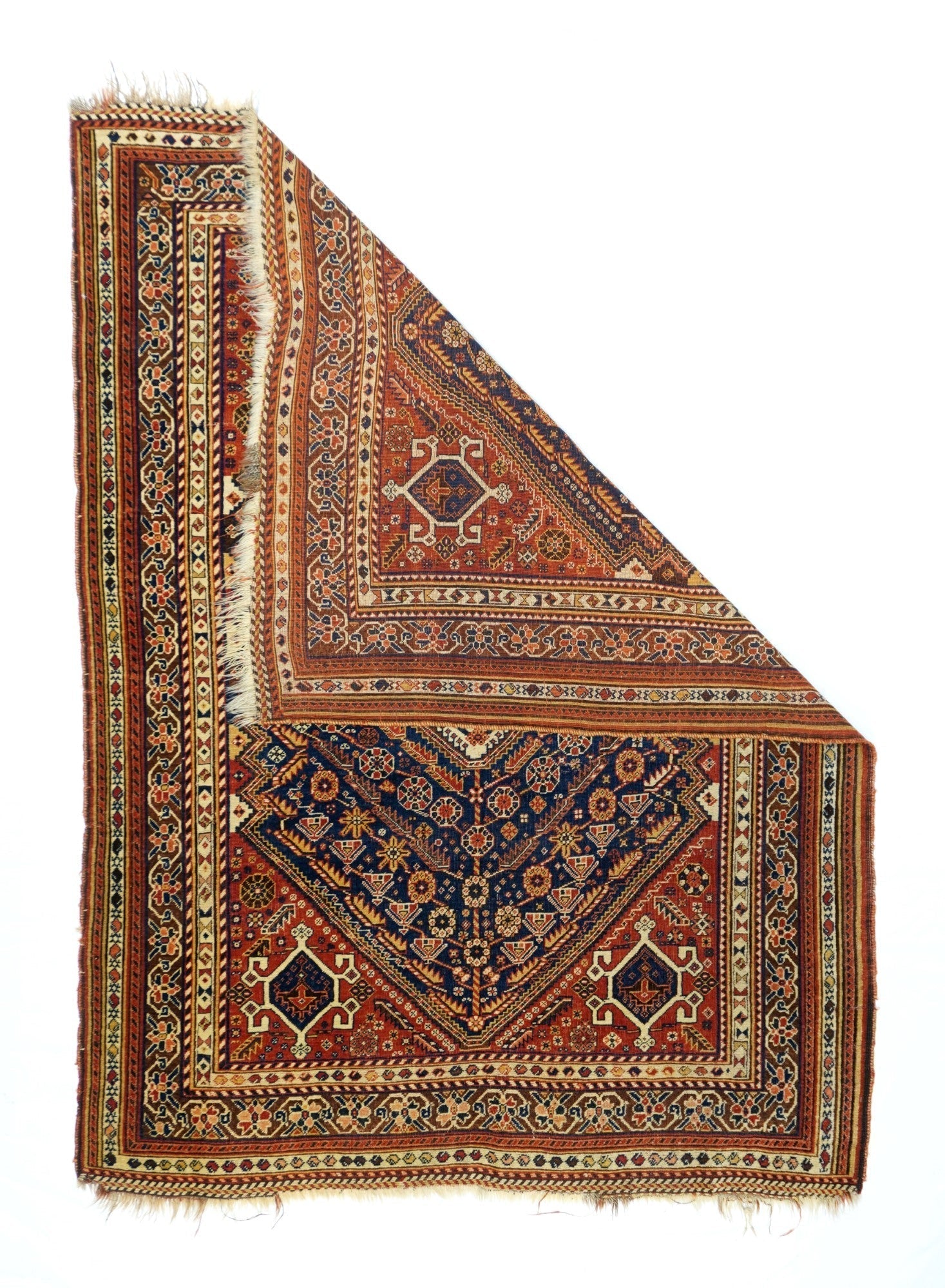 Antique Qashqai Rug 4'8'' x 6'2''