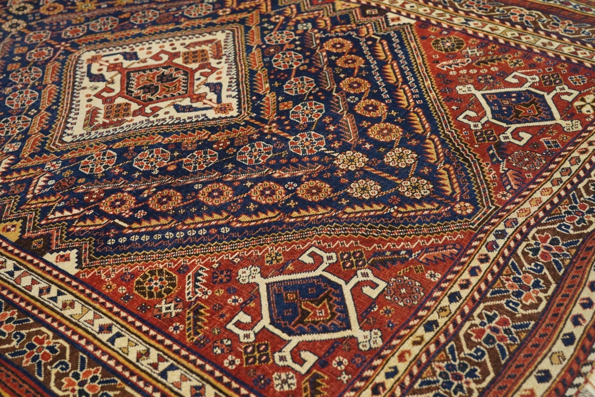 Antique Qashqai Rug 4'8'' x 6'2''