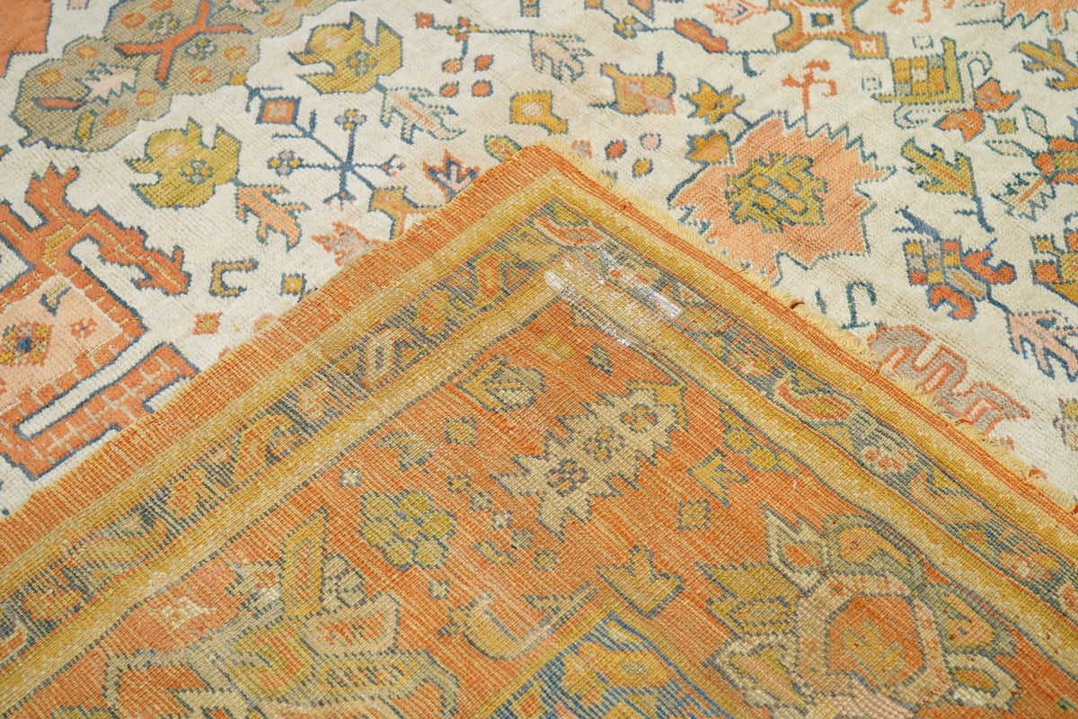 Antique Oushak Rug 9'0'' x 13'5''