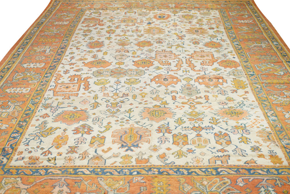 Antique Oushak Rug 9'0'' x 13'5''