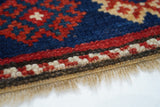Antique Caucasian Kazak Rug 4'2'' x 6'4''