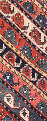 Antique Kazak Rug 4'2'' x 6'11''