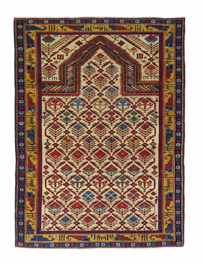 Antique Caucasian Shirvan Daghestan Rug 3'11'' x 5'4''