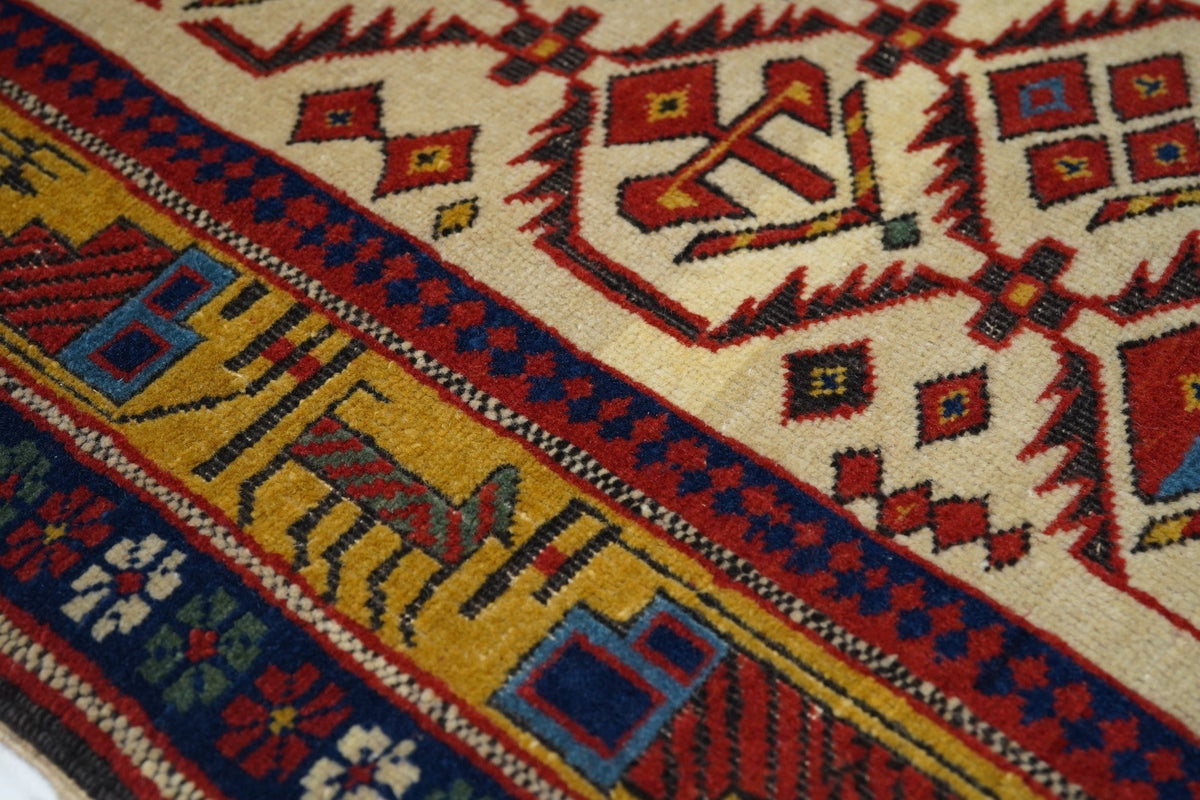 Antique Caucasian Shirvan Daghestan Rug 3'11'' x 5'4''