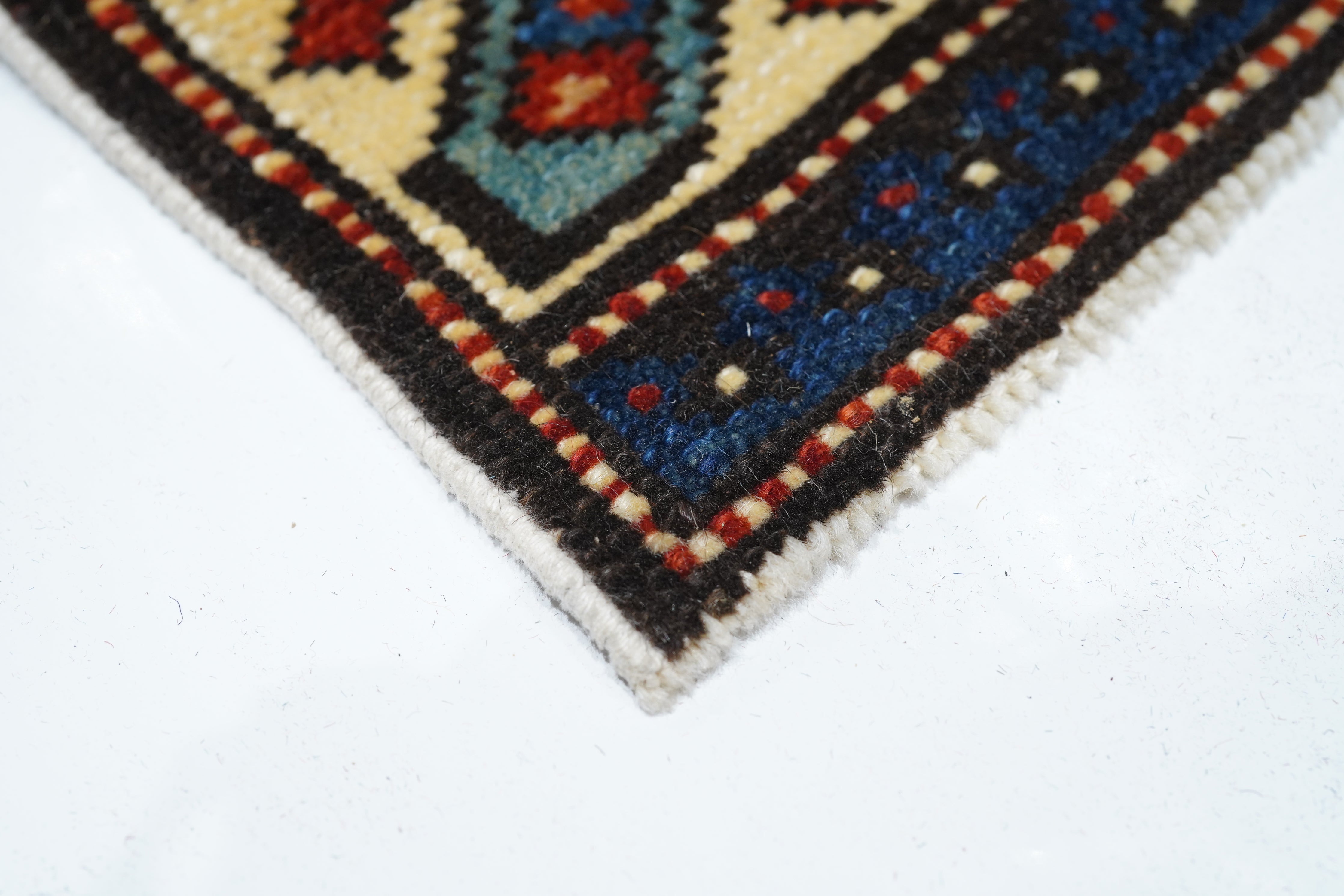Vintage Caucasian Shirvan Rug 4'0'' x 6'3''