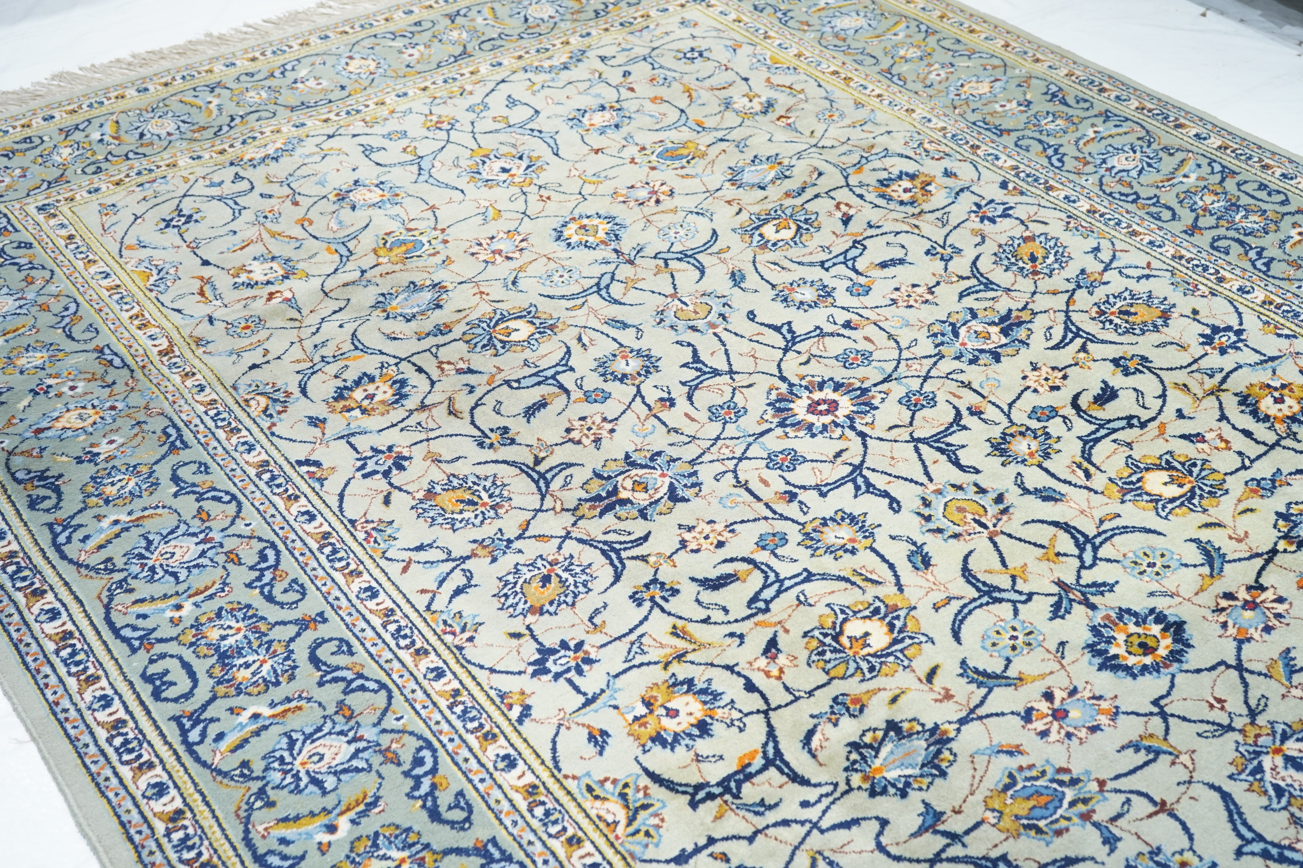 Vintage  Kashan Rug 7'3'' x 10'4''