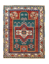 Vintage Kazak Fachralo Rug 4'0'' x 5'2''