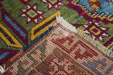 Antique Caucasian Kazak Rug 4'3'' x 8'7''