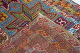 Antique Caucasian Kazak Rug 4'3'' x 8'7''