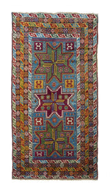 Antique Kazak Rug 4'3'' x 8'7''