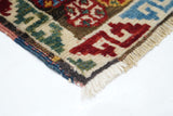 Antique Caucasian Kazak Rug 4'3'' x 8'7''